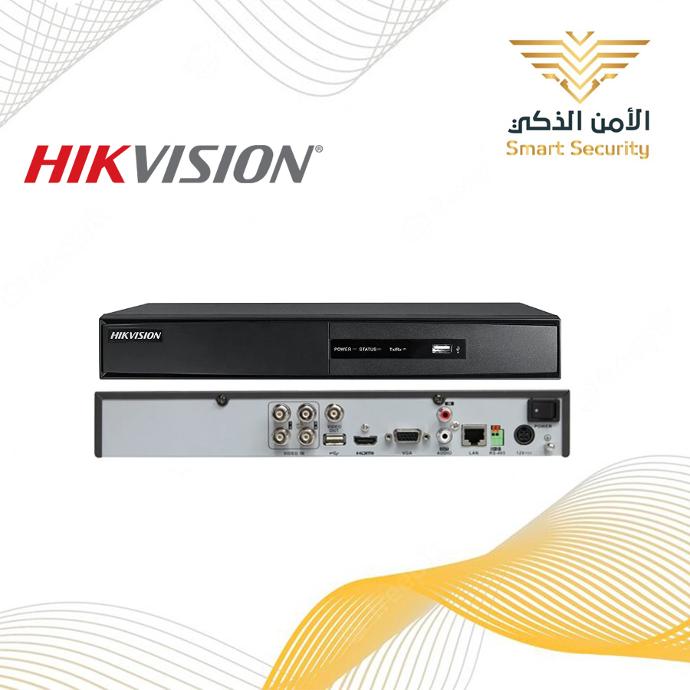 جهاز تسجيل HD هيك فيجن 4 مخارج دقة 8 ميجا - DVR