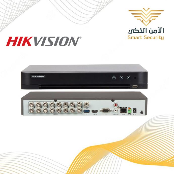 جهاز تسجيل HD هيك فيجن 16 مخرج دقة 8 ميجا - DVR