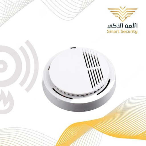 كاشف الدخان جهاز إنذار حرائق كاشف مستقل مستشعر إنذار الدخان للمنزل مكتب الأمن كهروضوئي الدخان